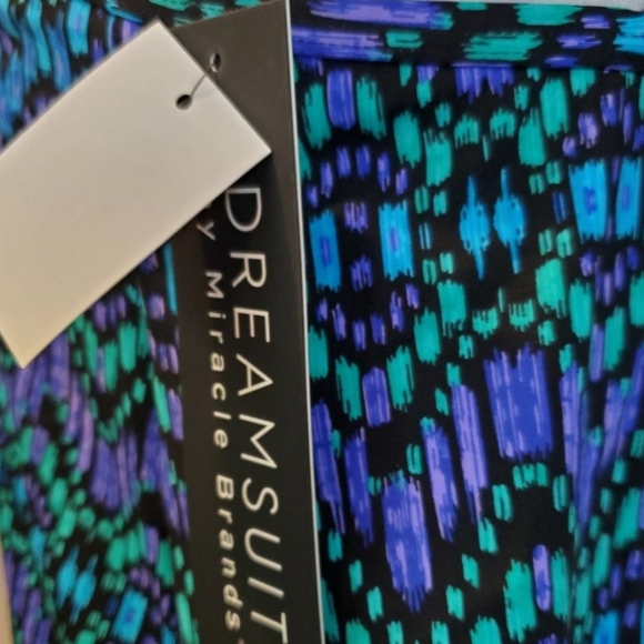 🆕️Women's Tankini Top, DREAMSUIT byMiracle Brands. Black Blue Purple. - Picture 3 of 6